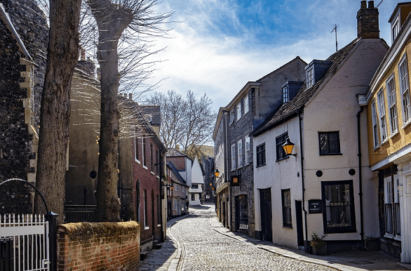 Norwich straat