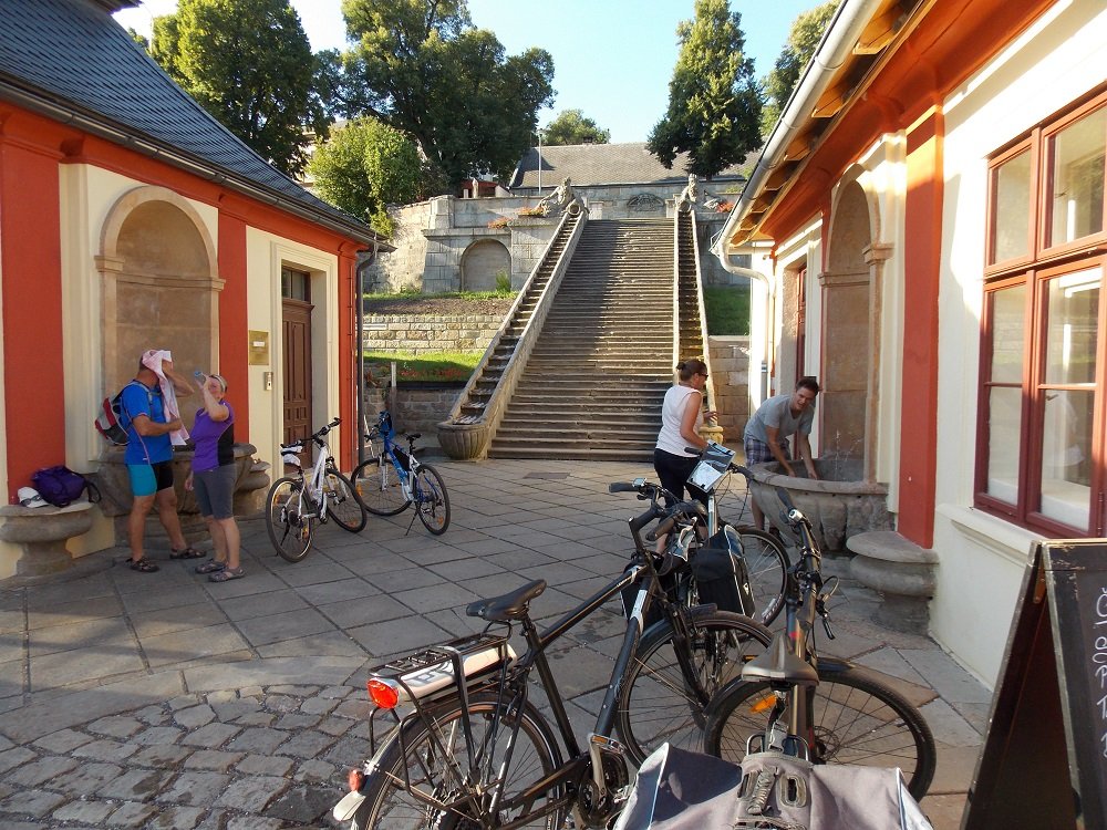 in de buurt van kasteel kuks 