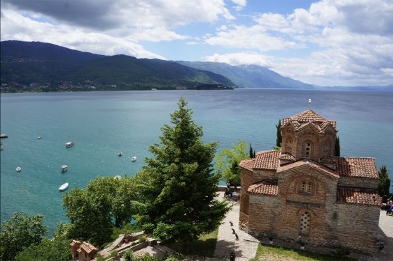 Het meer van Ohrid in Macedonië ontdekt u tijdens de wandelvakantie van Fitál Vakanties Het meer van Ohrid in Macedonië ontdekt u tijdens de wandelvakantie van Fitál Vakanties