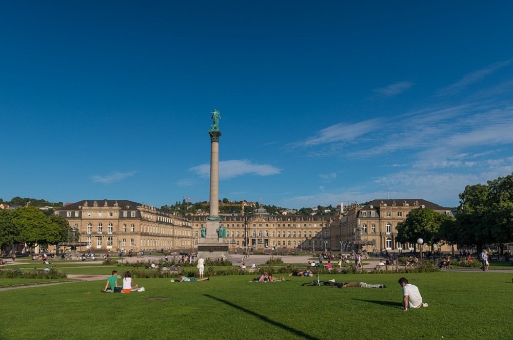 Schlosspark in Stuttgart