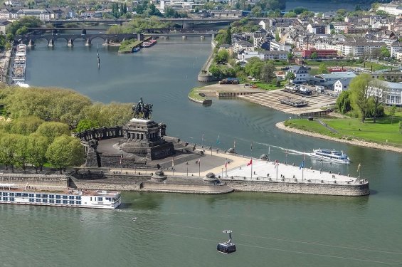 Deutsches Eck in Koblenz