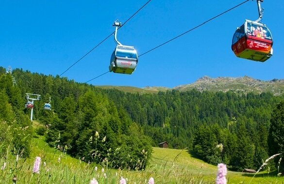 Hochzeiger Bergbahn Arzl Tirol fietsvakantie