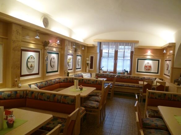 Hotel Traube zitgedeelte