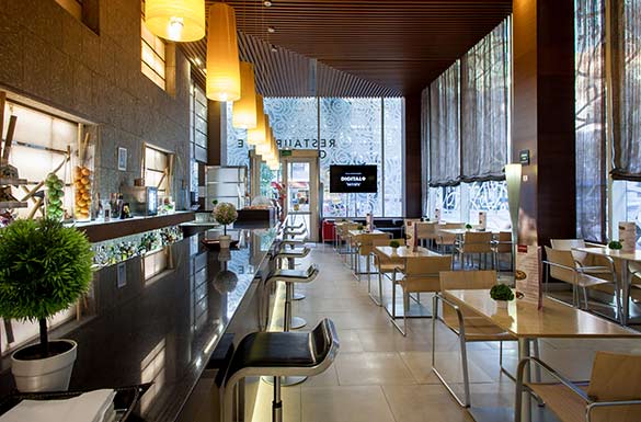 Hotel Silken bar en cafe