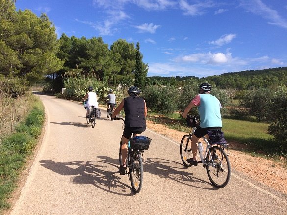 fietsers ibiza