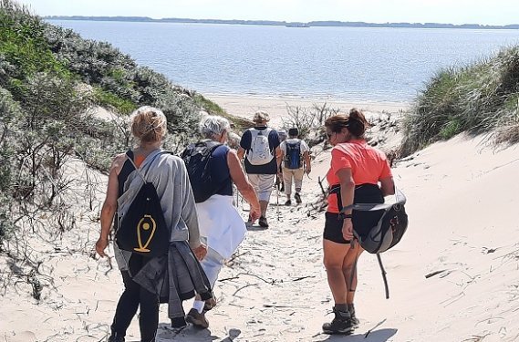 Wandelen naar het strand Rockanje Wandelen naar het strand