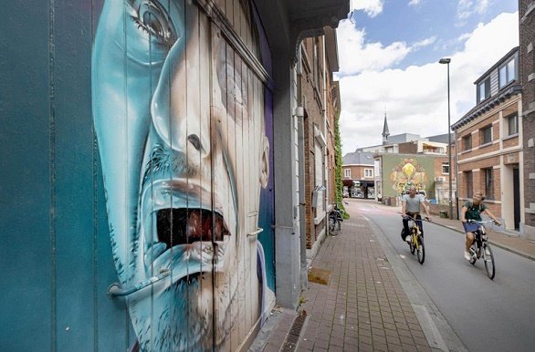 Belgisch Limburg Hasselt streetart