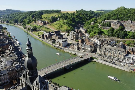 Fietscruise Maas Luchtfoto over water