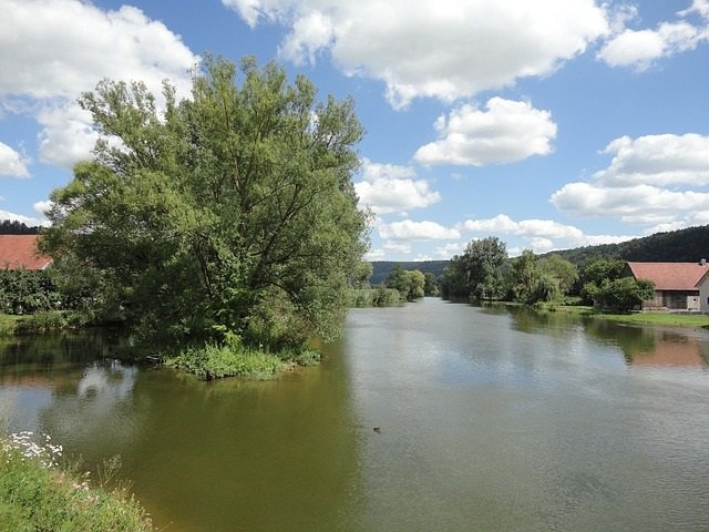 Rivier de Altmuhl bij Beilngries