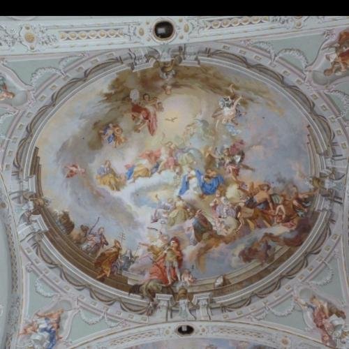 prachtige plafond-schildering