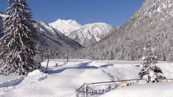 Pertisau in de winter Pertisau in de winter