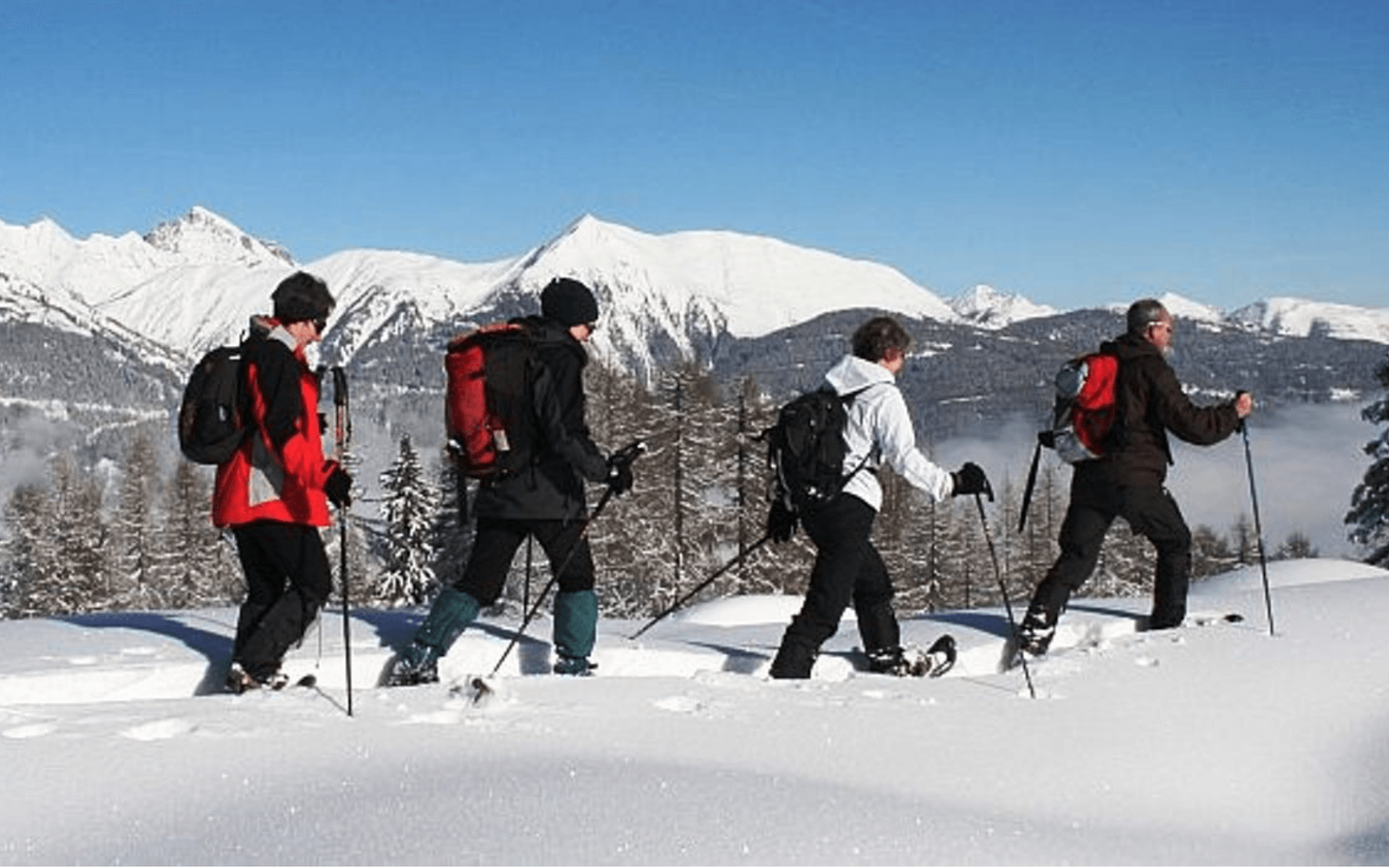 Unieke manier van wintervakantie: sneeuwschoenwandelen