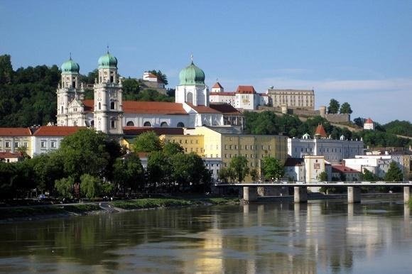 Gezicht op Passau 