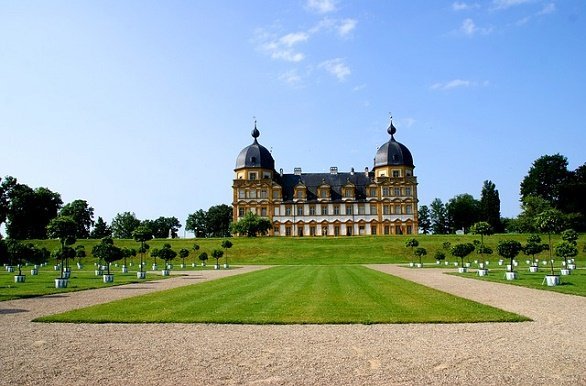 Bamberg tuin van het kasteel