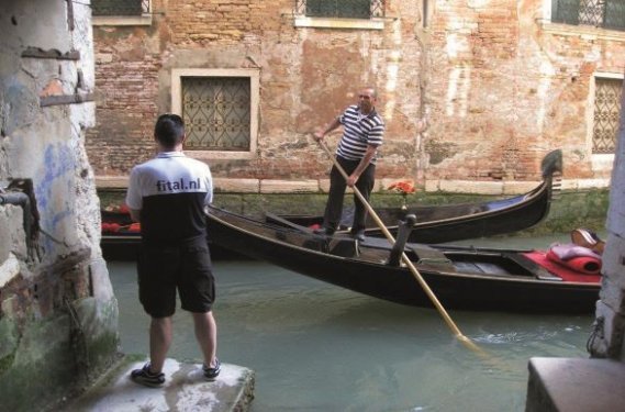 Gondel in Venetië Gondel in Venetië