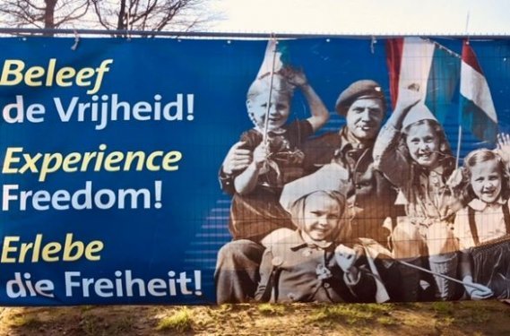 Spandoek vrijheid Spandoek vrijheid