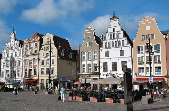 Rostock fietsen langs  de Oostzeekust