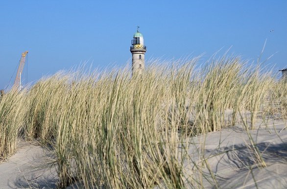 Vuurtoren fietsen langs de Oostzeekust