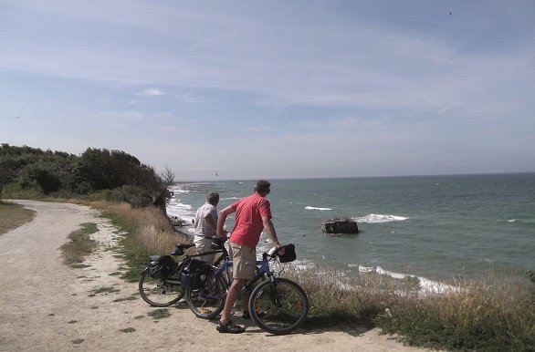 Fietsers Oostzeekust