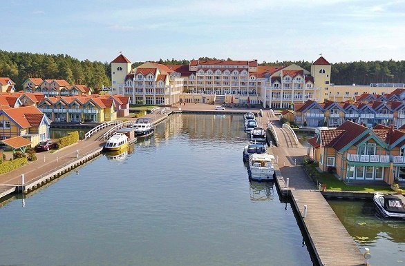 Haven met hotel fietsen in Mecklenburg