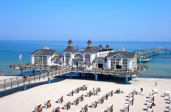 Rostock, Rügen en een bezoek aan het strand van Sellin tijdens fietsvakantie Duitsland