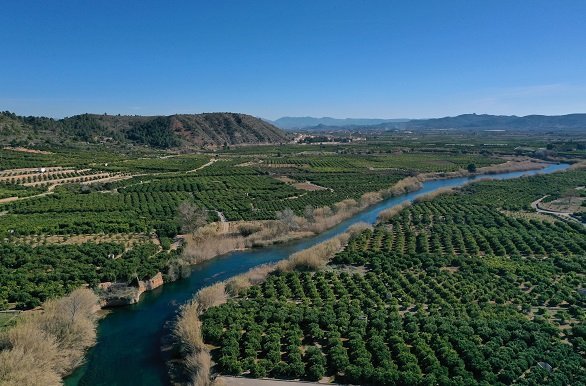 Vanaf Valencia langs de rivier de Jucar naar de kust