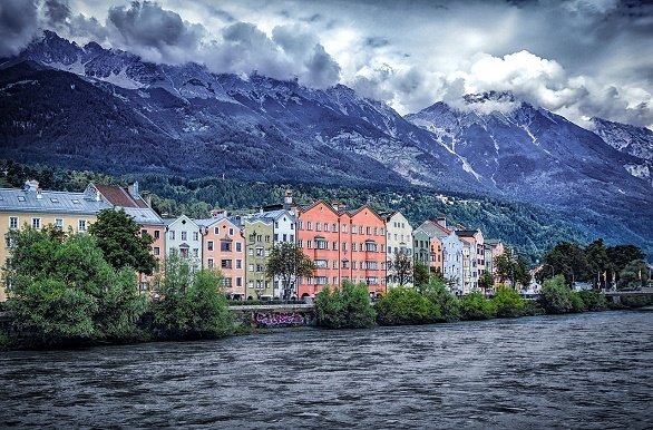 Innsbruck met de Inn