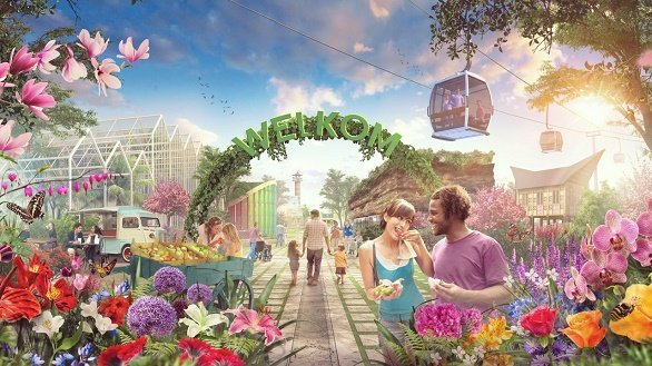 Floriade welkom tekening