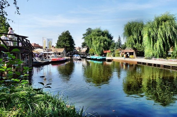 Lubbenau met rivier