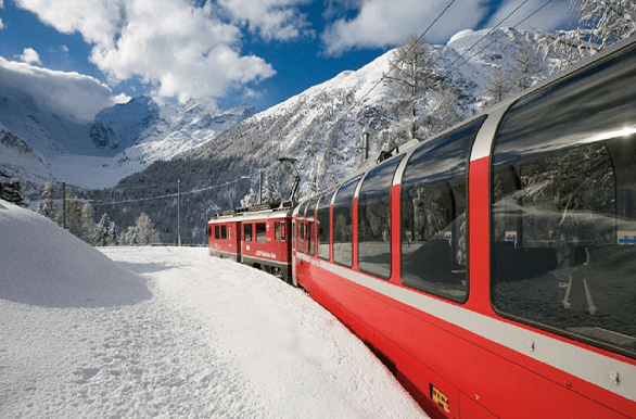 Winter Bernina Express