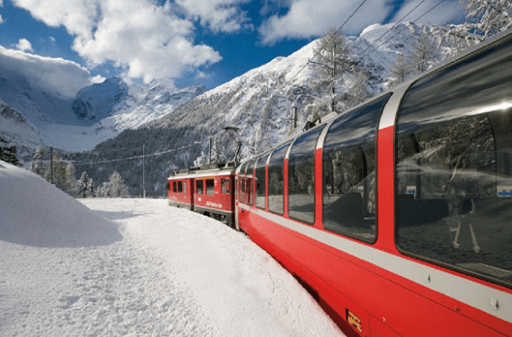 Winter Bernina Express Winter Bernina Express