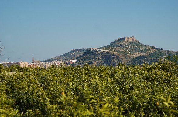 Sagunto kasteel fietsen vanuit Valencia