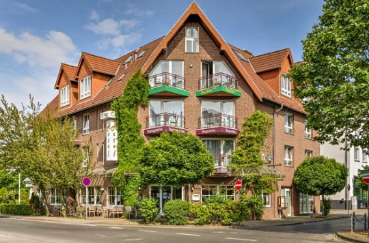 Voorkant van het hotel