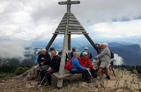 Karinthië wandelen uitzichtpunt