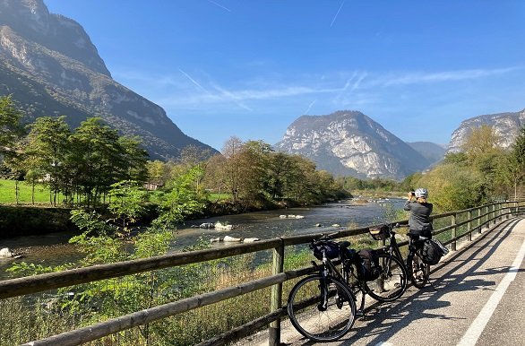 Langs de Brenta fietsvakantie rondom de Dolomieten