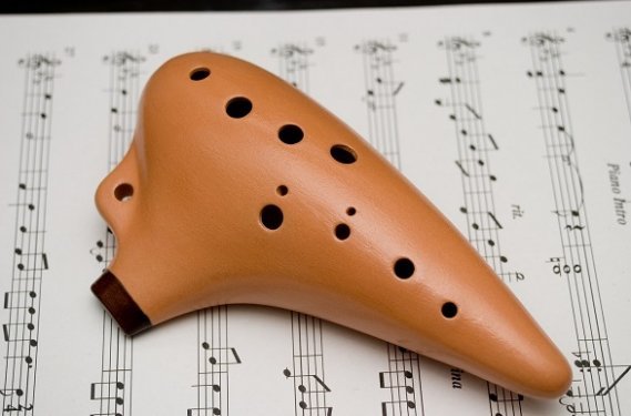 Ocarina fluitje uit Angelholm