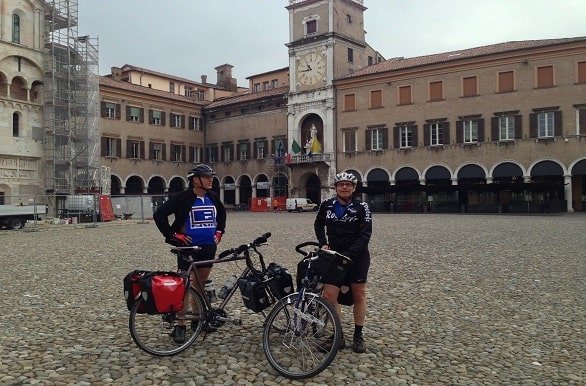 Onbegrensd fietsen naar Rome lange afstand fietsvakantie Fital Vakanties Henk Jensen