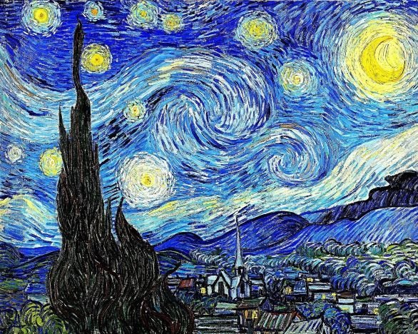 Sterren nacht Vincent van Gogh