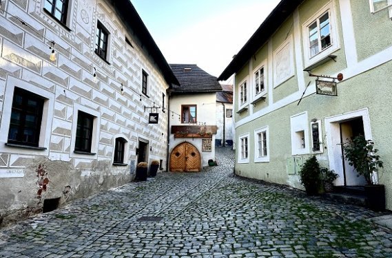 Zuid Bohemen straatje Zuid Bohemen straatje
