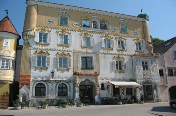 Huis in Mauthausen Langs de route