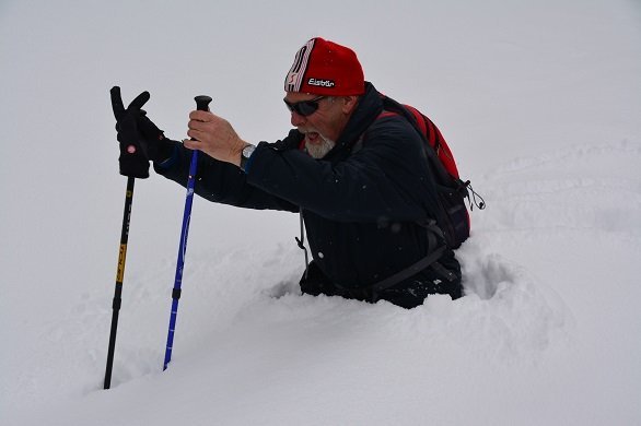 Opstaan uit de sneeuw