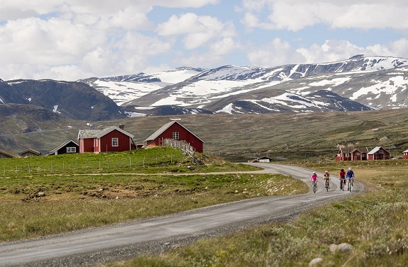 Zomerboerderijen op de Jotunheimen