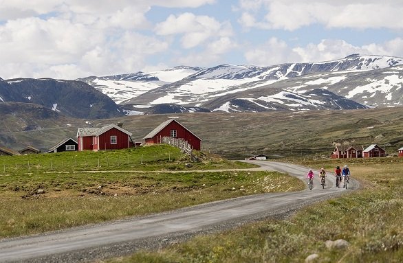 Zomerboerderijen op de Jotunheimen