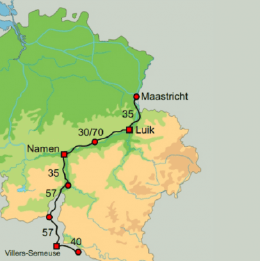 Fietskaartje Langs de Maas