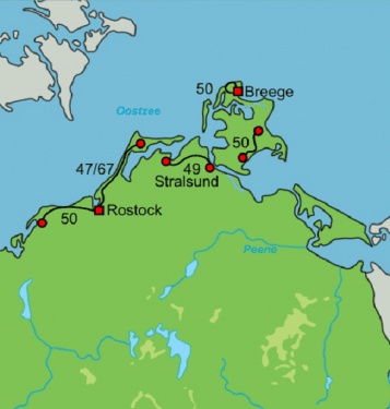 Fietskaartje Oostzeekust en Rügen