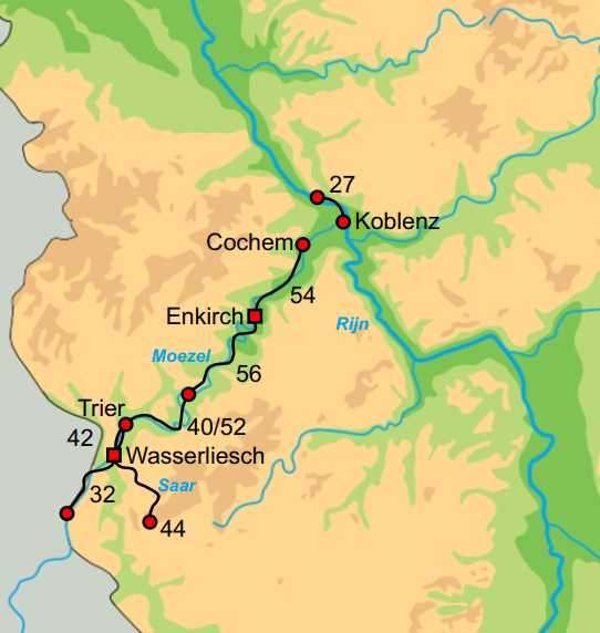 Fietskaartje Moezel