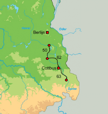 Fietskaartje Spreewald en Berlijn