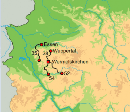 Fietskaartje oude Sporen