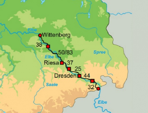 Fietskaartje Elbe Fietskaartje Elbe