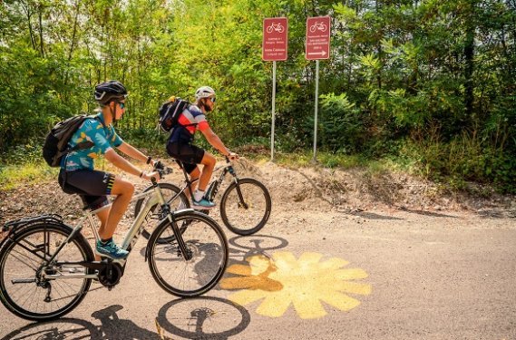 Route du Sole fietsers